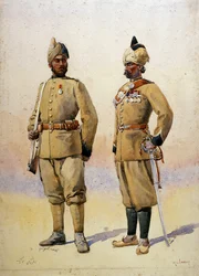 Soldati della Frontier Force, illustrazione da 
